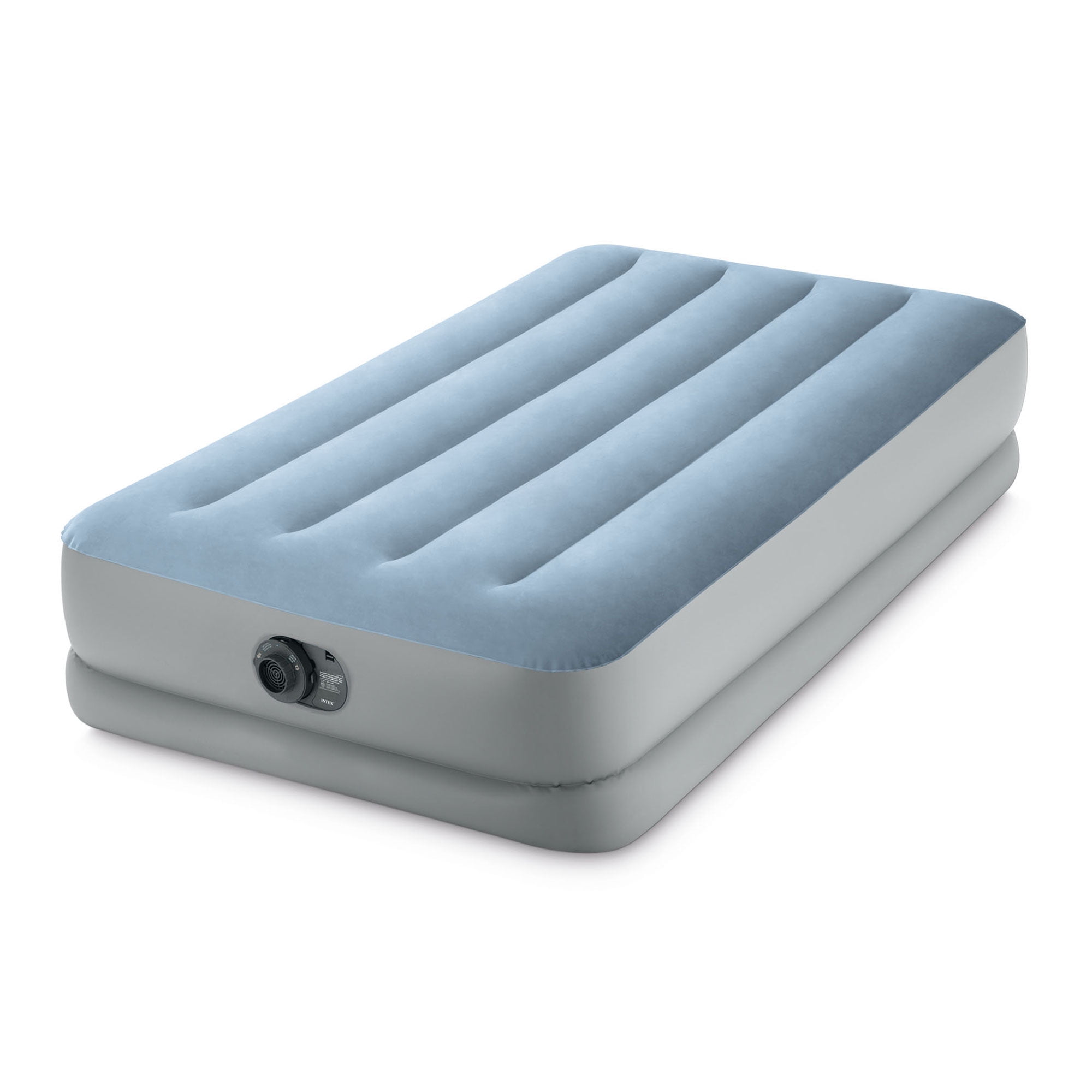 Intex Dura Beam Plus MidRise Comfort Twin Air Mattress with BuiltIn