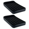 thumbnail image 1 of Intex Dura Pillow Rest Classic Blow Up Air Mattress w/Pump, Twin (2 Pack), 1 of 10