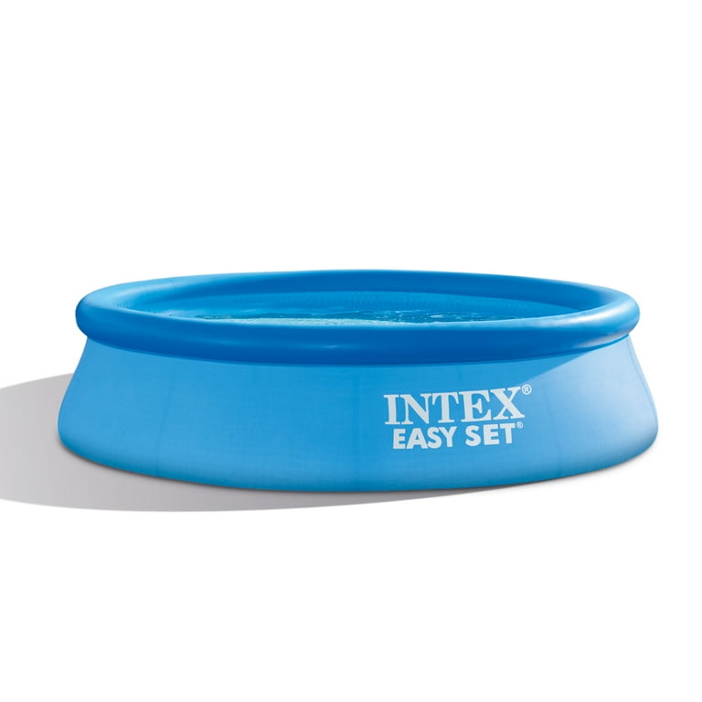 Air pump for inflatable pool target clearance