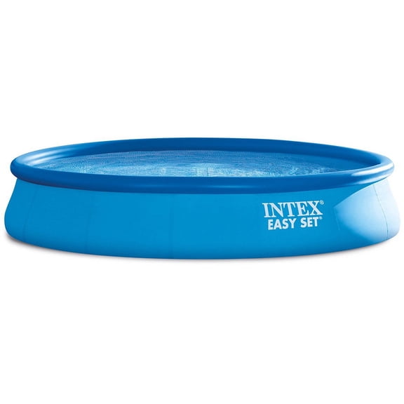 Intex: Easy Set Pool & Pump - 15' x 33" - Inflatable Above Ground Swimming Set, 530 GPH Cartridge Filter Pump, 2587 Gal, Family Water Play, 28157EH