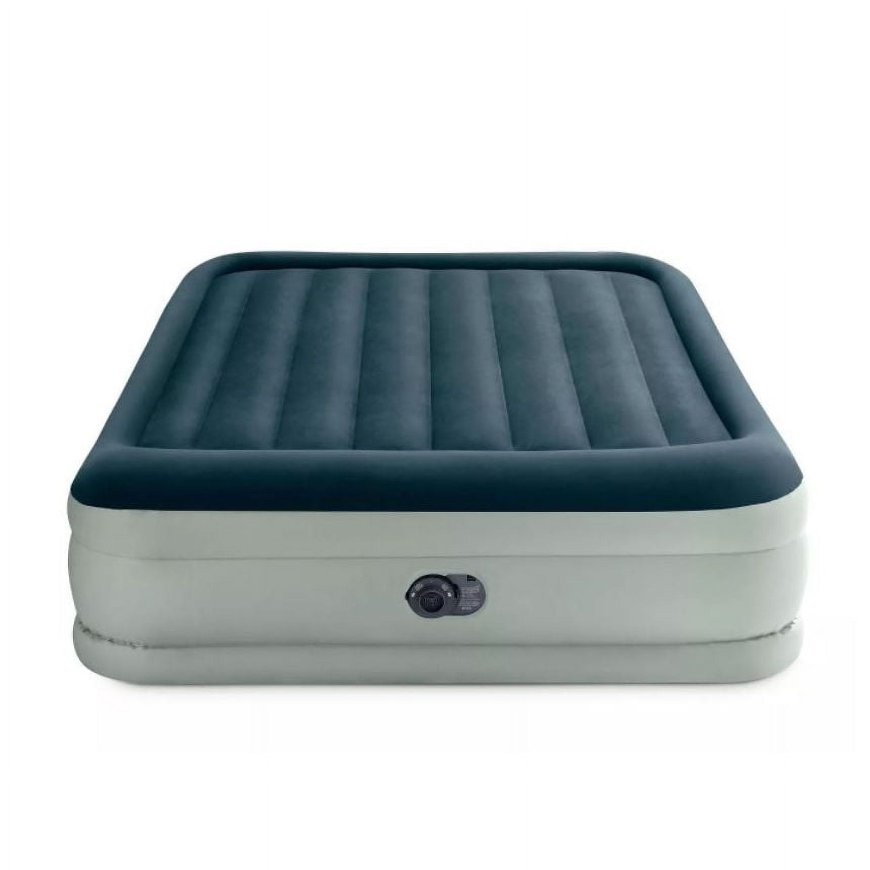 Intex Elevated 18" Pillow Top Air Bed with Built-in Pump, Queen