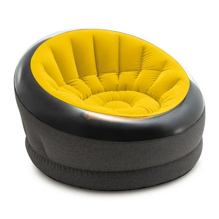 Intex Empire Inflatable Chair Yellow 44" X 43" X 27"