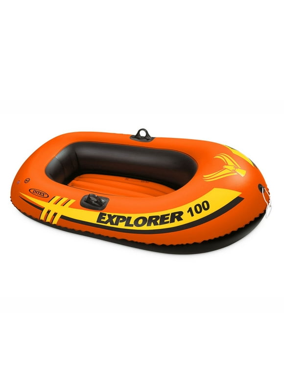Intex Explorer 100 1 Person Youth Pool Lake Inflatable Raft Row Boat