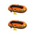 thumbnail image 1 of Intex Explorer 300 Inflatable Fishing 3 Person Raft Boat with  Oars, 2 Pack, 1 of 10