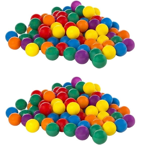 Intex Fun Ballz 100 Multi Colored 3 1/8-inch Plastic Balls (2-Pack)