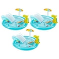 thumbnail image 1 of Intex Gator Outdoor Inflatable Kiddie Pool Water Play Center (3 Pack), 1 of 12