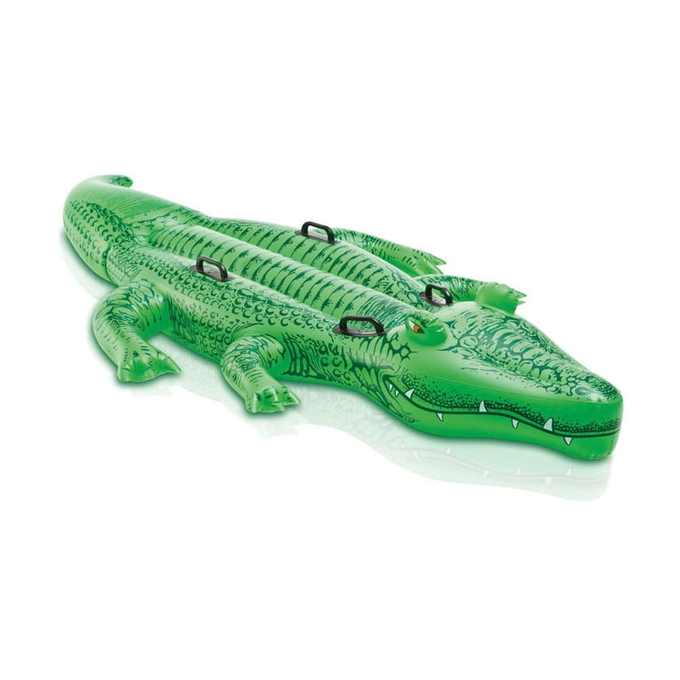 Intex Giant Gator Inflatable Pool Ride-On Raft 58562EP Big