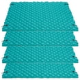 thumbnail image 1 of Intex Giant Inflatable Floating Water Pool Lake Mat Platform Pad, Teal (4 Pack), 1 of 6