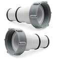 thumbnail image 1 of Intex Hose Adapter A w/ Collar for Threaded Connection Pumps (Pair) (3 Pack), 1 of 5