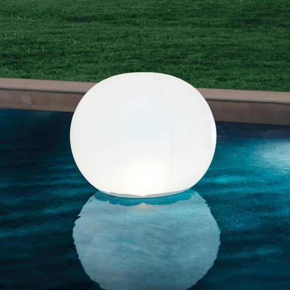 Intex Indoor/Outdoor Floating Globe LED Decorative Pool Accent Light