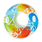 Intex Inflatable 47" Color Whirl Tube Swimming Pool Raft with Handles