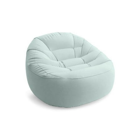 Intex Inflatable Blue Beanless Bag Chair - Pump Sold Separately