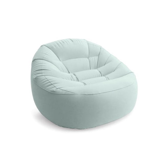 Intex Inflatable Blue Beanless Bag Chair - Pump Sold Separately