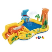 Intex Inflatable Kids Dinosaur Play Center Outdoor Water Park Pool w/ Slide
