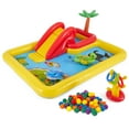 thumbnail image 1 of Intex Inflatable Ocean Play Center Pool w/Multi-Colored Fun Ballz, 100 Pack, 1 of 12