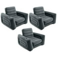 thumbnail image 1 of Intex Inflatable Pull Out Sofa Chair Sleeper w/ Twin Sized Air Mattress (3 Pack), 1 of 8