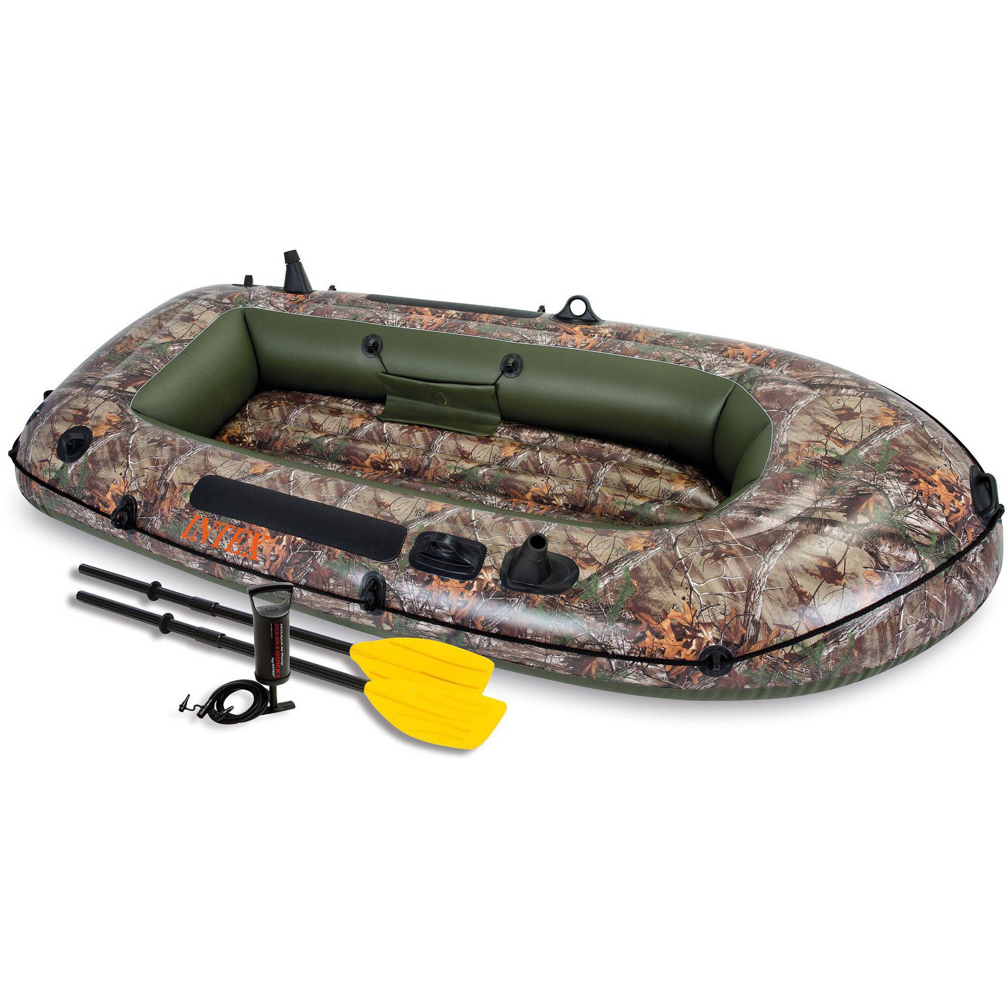 Intex Inflatable Realtree Seahawk 2 Two-Person Boat with Oars and Pump - image 1 of 2