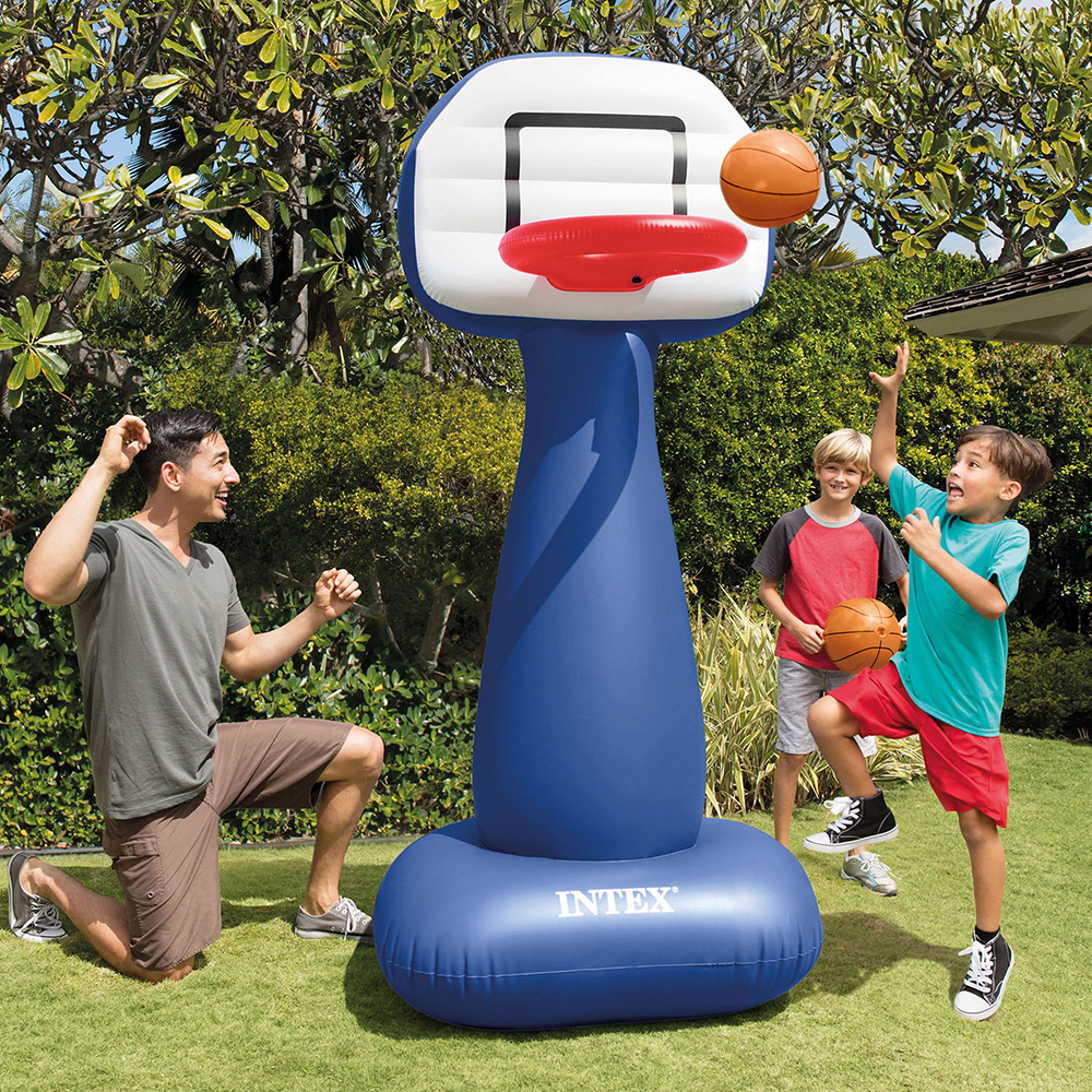 Intex Inflatable Shootin' Hoops Set with Two Inflatable Balls - image 1 of 3