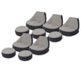 thumbnail image 1 of Intex Inflatable Ultra Lounge Chair With Cup Holder & Ottoman Set, Gray (5 Pack), 1 of 8