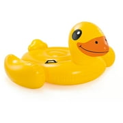Intex Inflatable Yellow Duck Ride On Pool Float, 58 x 58 x 32, Size: One Size
