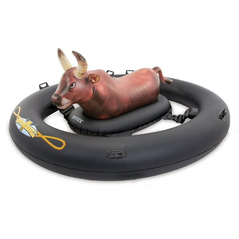 Quick Fill Electric Pump and River Run II Inflatable Pool Float