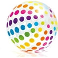 thumbnail image 1 of Intex Jumbo Inflatable Glossy Big Polka-Dot Colorful Giant Beach Ball 16 Pack, 1 of 6