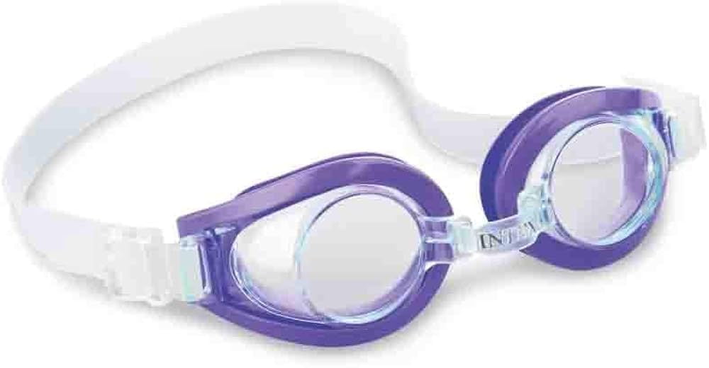 ACE TRADING - INTEX XIA Intex Kid's Polycarbonate Swim Goggles Unisex Assorted Colors Ages 3-8