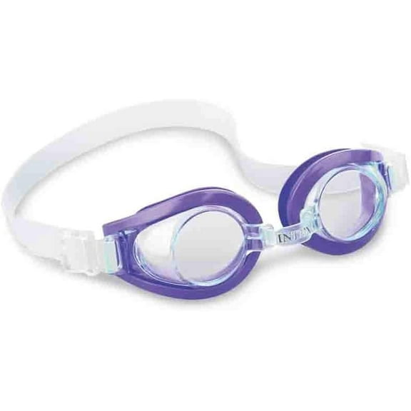 Intex Kid's Polycarbonate Swim Goggles Unisex Assorted Colors Ages 3-8