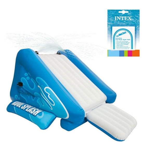 Intex Kool Splash Inflatable Play Center and Adhesive Repair Patch 6 Pack Kit