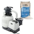 thumbnail image 1 of Intex Krystal Clear 2100 GPH Sand Filter Pump with OptiFlow 50 lb Premium Pool Filter Sand, 1 of 11