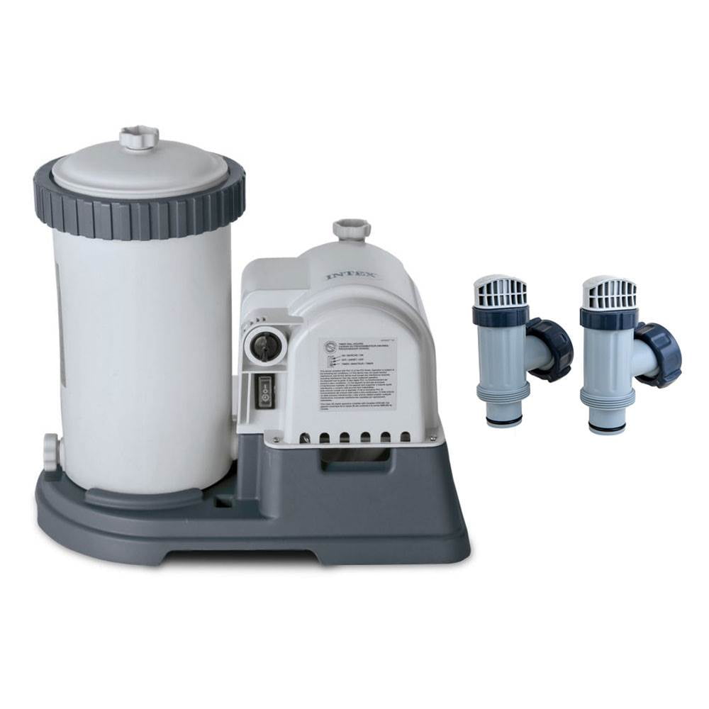 Intex Krystal Clear Pool Filter Cartridge Pump \u0026 Plunger Valves Gaskets (2 Pack)