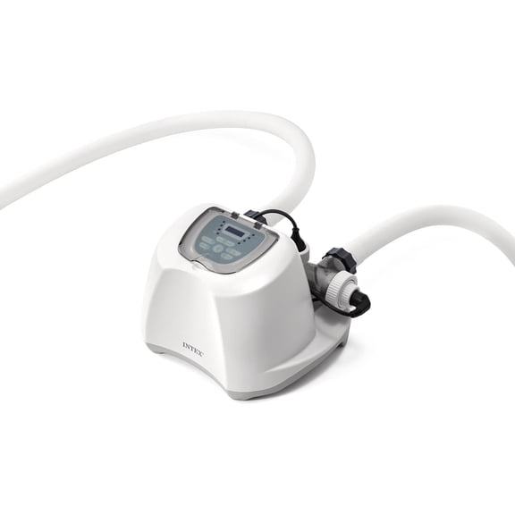 Intex: Krystal Clear: Saltwater Chlorine System - QS1600 - Sanitize Up To 18K Gal Above Ground Pools, WiFi, Filter Pump Connect, Self-Clean, 26689EG