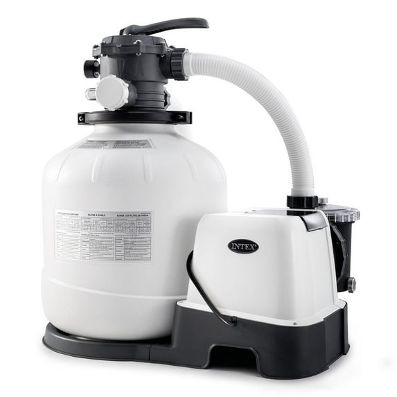 Intex Krystal Clear Sand Filter Pump & Saltwater System CG-26679EG, 110-120V with GFCI