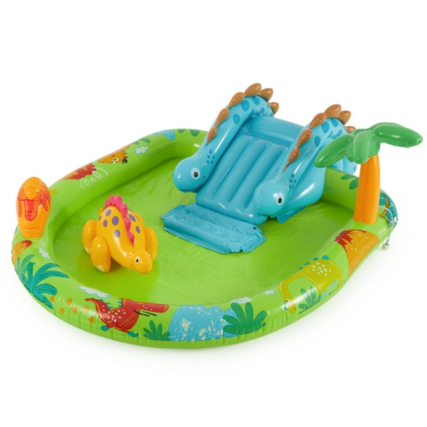 Intex Little Dino Dinosaur Themed Inflatable Backyard Pool Play Center