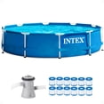 thumbnail image 1 of Intex Metal Frame Pool Set w/ Filter Pump and Type H Filter Cartridges (12 Pack), 1 of 11
