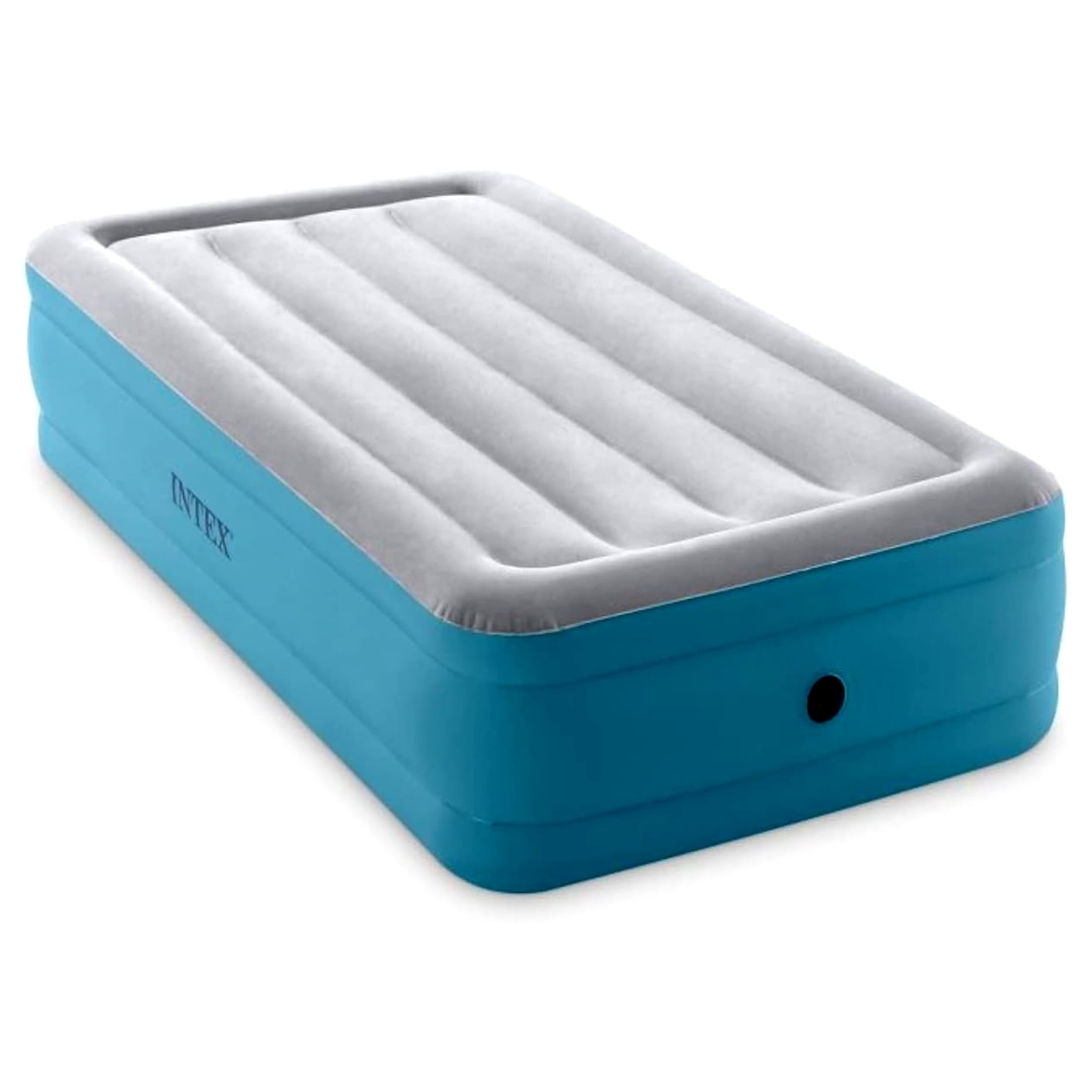 Intex Mid-Rise Airbed with Hand-Held 120V Pump 16" Air Mattress Twin Size