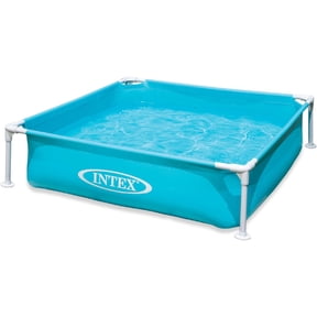 Intex Mini Frame Pool, Blue - 48 x 48 x 12 inches (L x W x H)