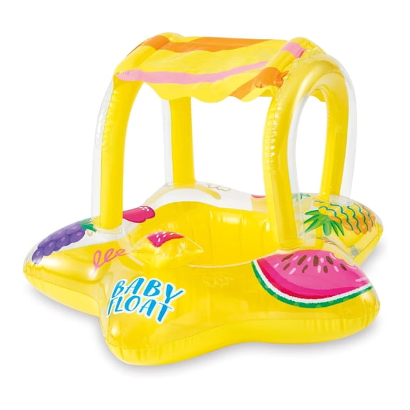 Intex Outdoor Pool Inflatable Shaded Canopy Starfish Baby Float Raft
