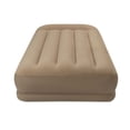 thumbnail image 1 of Intex Pillow Rest Mid-Rise Air Bed Mattress Airbed w Built In Pump 67741E, 1 of 3
