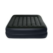 Intex 64123ED Dura Beam Plus Pillow Raised Air Mattress w/ Built in Pump, Queen