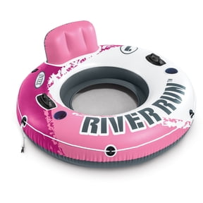 Intex Pink River Run I Sport Lounge, Inflatable Water Float, 53" Diameter