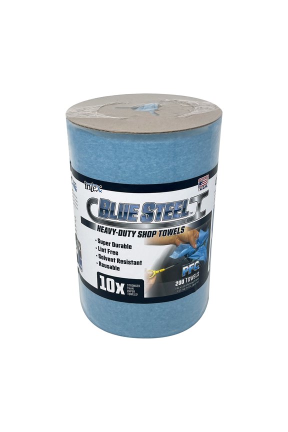 Polymers Towels & Washcloths, Blue, 200 Piece