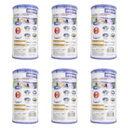 Intex Pool Easy Set Type A Replacement Filter Pump Cartridge (6 Pack)