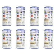 Intex Pool Easy Set Type A Replacement Filter Pump Cartridge (8 Pack) | 29000E