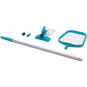 Intex: Pool Cleaning Maintenance Kit - Blue, 94" Telescoping Aluminum Pole, Vacuum Head, Surface Skimmer, Accessories For Above Ground Swimming Pools