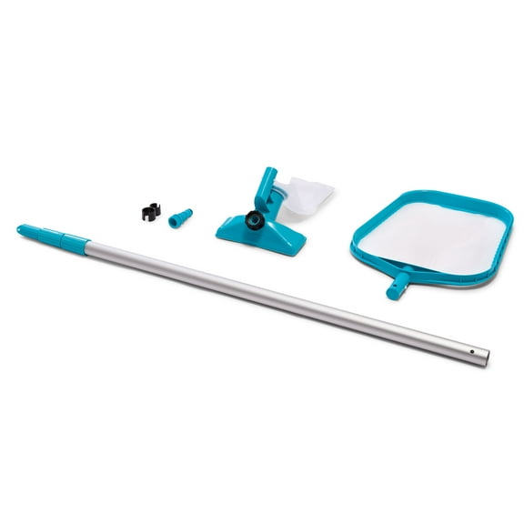 Intex Maintenance Pool Kit Vacuum Skimmer and Pole (Pool Sold Separately)