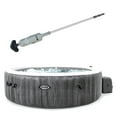thumbnail image 1 of Intex Pool Vacuum with PureSpa Plus 6 Person Inflatable Hot Tub, Greywood, 1 of 12