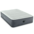 thumbnail image 1 of Intex: PremAire I Elevated Airbed - Queen - Gray, 18" Inflatable Air Mattress, Built-In Electric Pump, Fiber-Tech, Carry Bag, 600lb Cap, 64905ED, 1 of 13