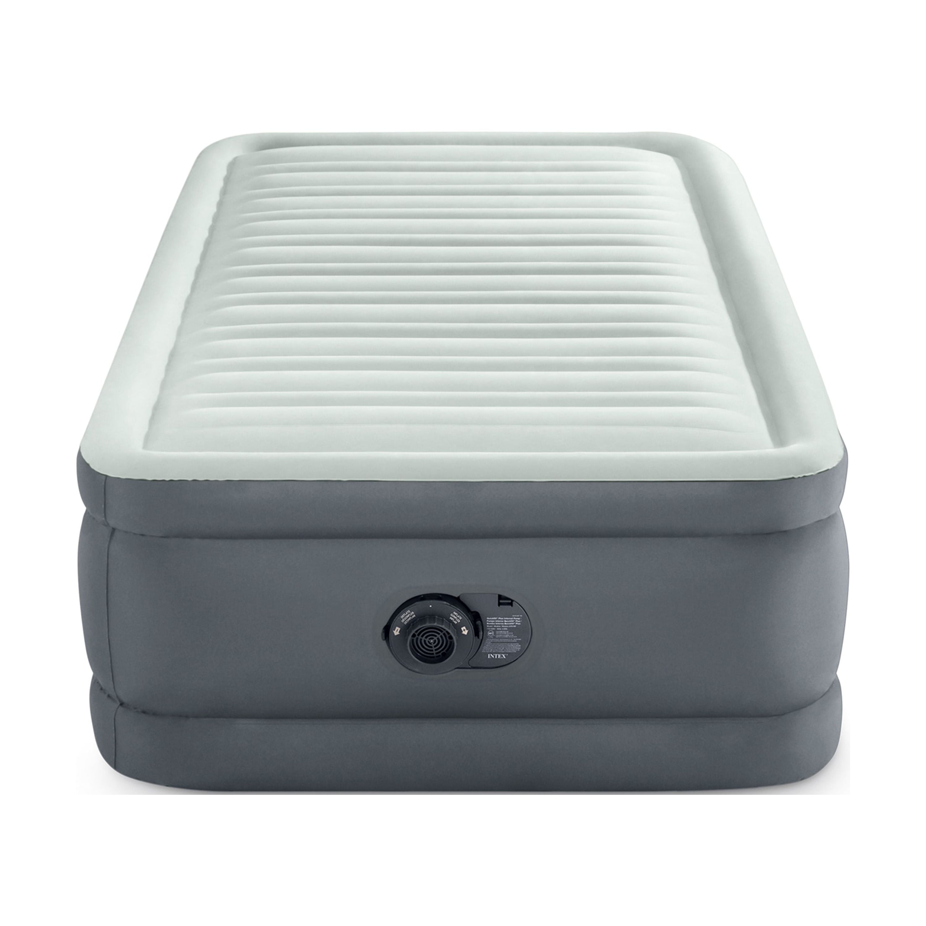 Open Box Intex PremAire I FiberTech Air Mattress Bed with BuiltIn