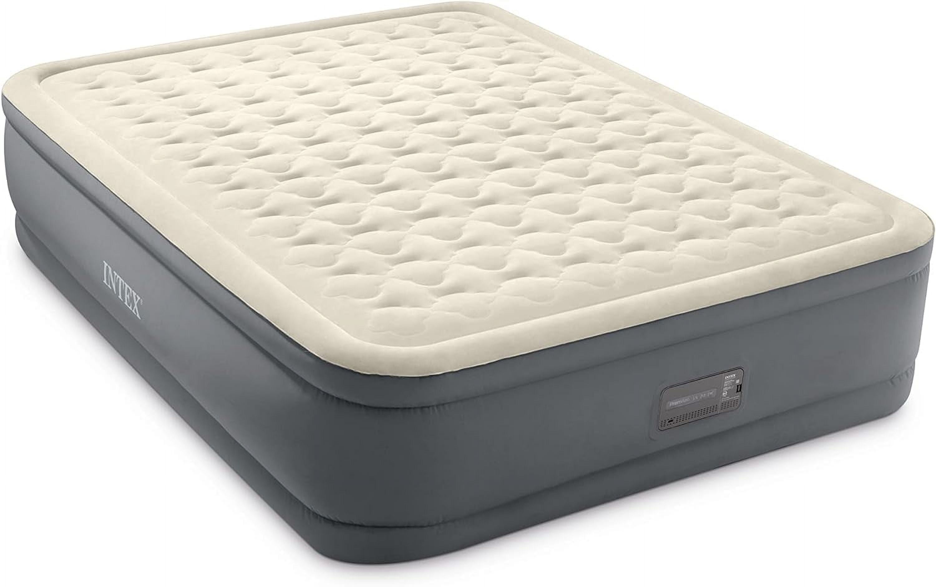 Intex PremAire II Luxury Air Mattress Builtin Electric Pump 18" Height
